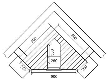 №147 План размещения печи