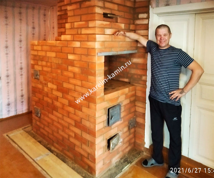 Фотография мини-русской печи - karelin-kamin.ru