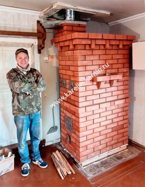 Фотография отопительной печи - karelin-kamin.ru
