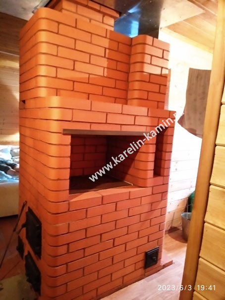  Фотография отопительно-варочной печи - karelin-kamin.ru 