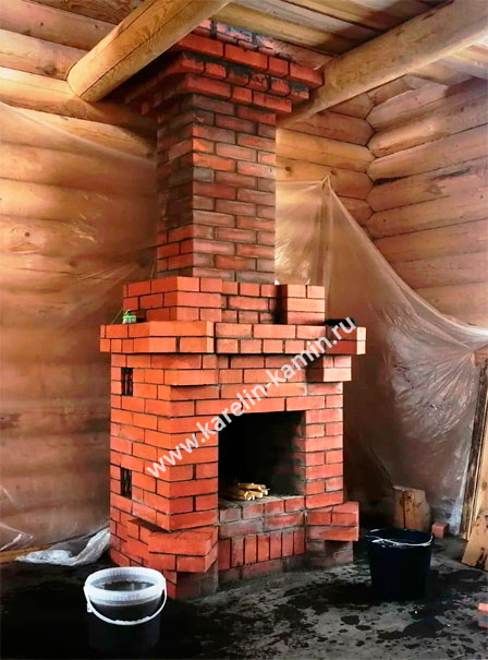 Фотография фронтального камина №120 - karelin-kamin.ru