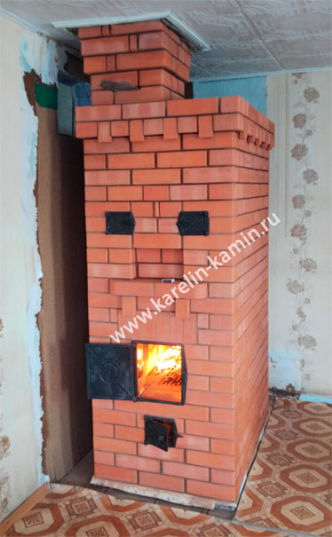 Фотография отопительной печи - karelin-kamin.ru
