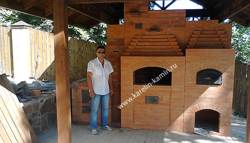 Фотография Барбекю комплекса №233 - karelin-kamin.ru