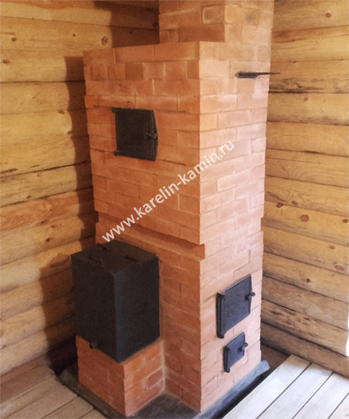 Фотография печи №124 Банная печь - каменка - karelin-kamin.ru