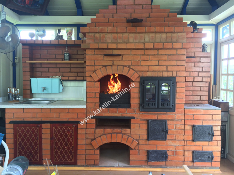Фотография барбекю-комплекса №183 - karelin-kamin.ru
