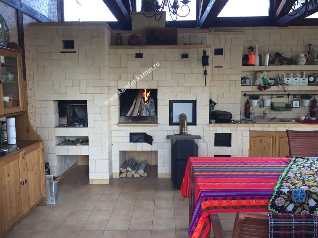 Фотография барбекю-комплекса №197(Б) - karelin-kamin.ru