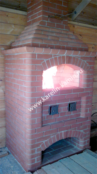 №207 Беседочный барбекю-камин