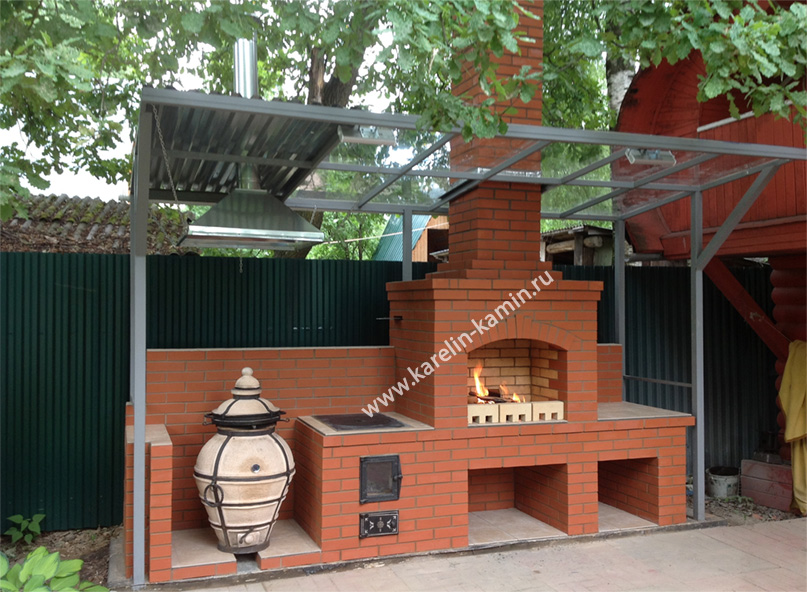 Фотография барбекю-комплекса №208 - karelin-kamin.ru