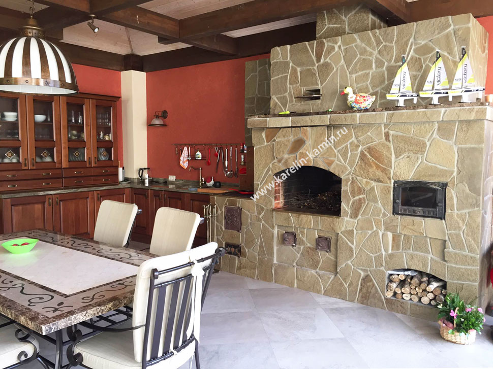 Фотография барбекю-комплекса №210 - karelin-kamin.ru