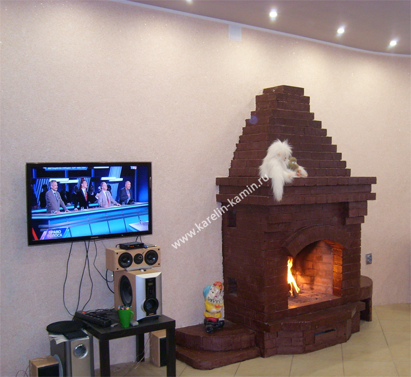 №211 Камин фронтальный