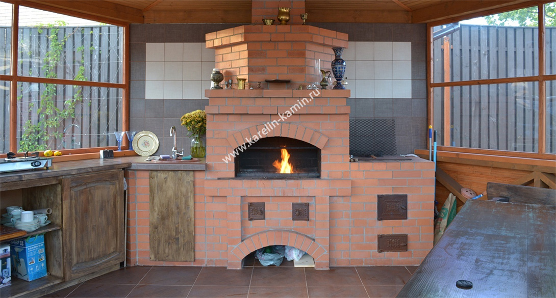 Фотография барбекю-комплекса №225(Б) - karelin-kamin.ru