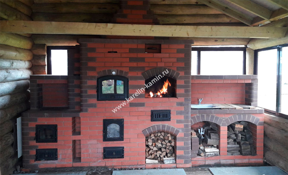 Фотография барбекю-комплекса №233(Б) - karelin-kamin.ru