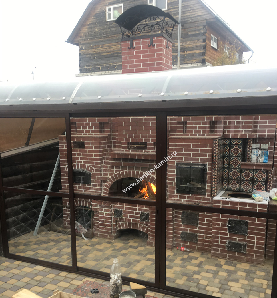 Фотография барбекю-комплекса №245 - karelin-kamin.ru