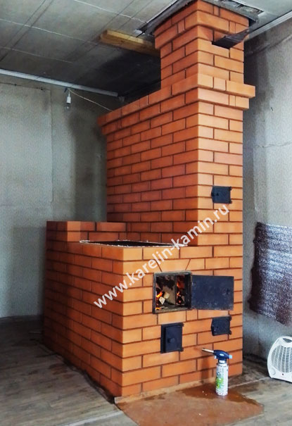 Фотография кухонного очага №341 - karelin-kamin.ru