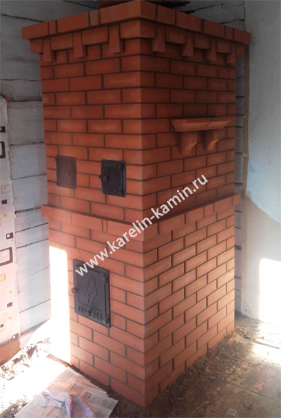 Фотография отопительной печи №361  глухим подом