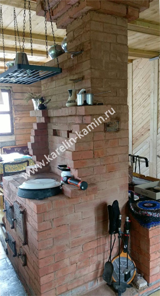 Фотография печи №37 Кухонный очаг - 3050 - karelin-kamin.ru