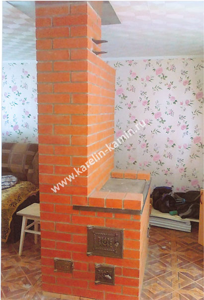 №4 Кухонный очаг - 2200 с двухуровневой системой дымооборотов