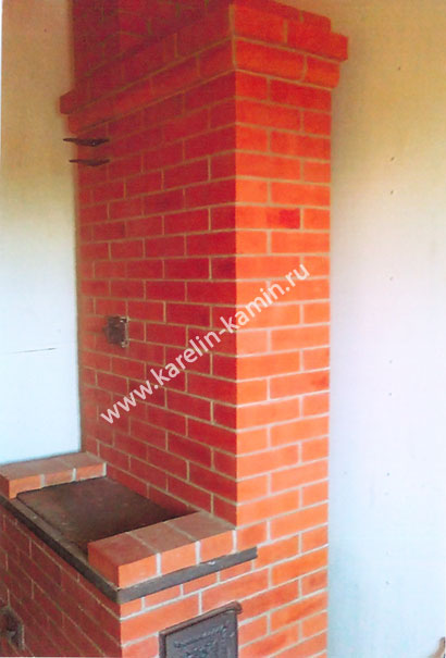 №4 Кухонный очаг - 2200 с двухуровневой системой дымооборотов