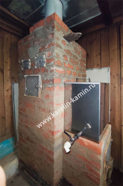 Фотография печи №52 Банная печь - каменка - karelin-kamin.ru